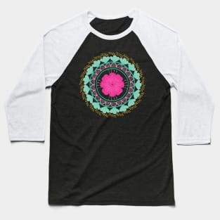 Spring Mandala Baseball T-Shirt